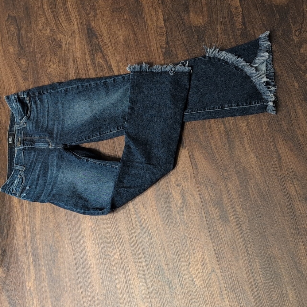 PAIGE Dark Blue Flare Jeans